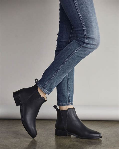 chanel black chelsea boot